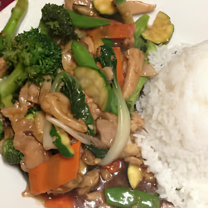 Chicken with Assorted Vegetable Lunch Plate