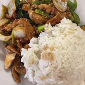 Garlic Chicken Lunch Plate