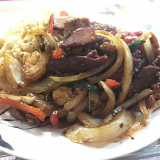 Mongolian Combination Lunch Plate