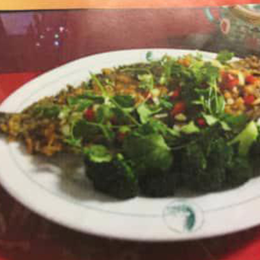48. Ginger & Scallion Flounder 干煎龙利