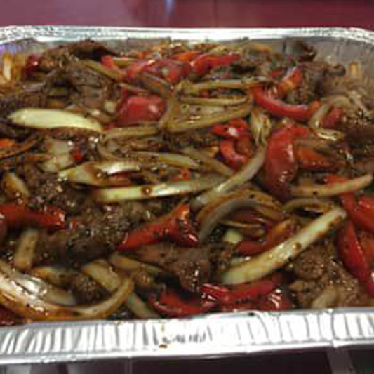 Black Pepper Beef Lunch Plate