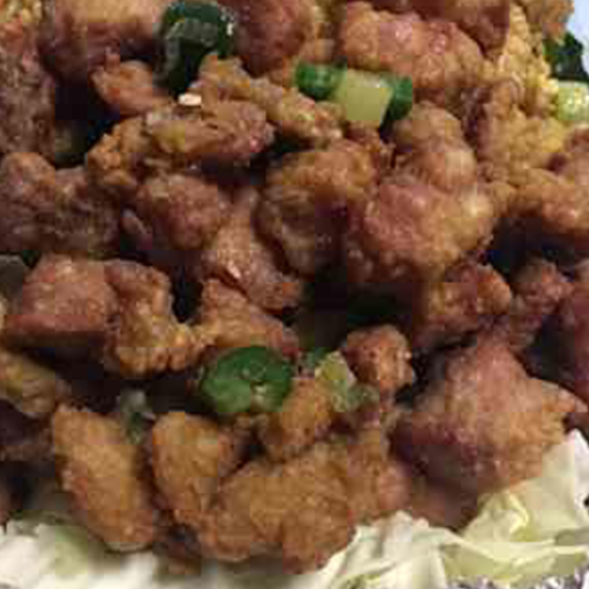 Dry-Fried Pork Spare Ribs 椒盐炸骨头
