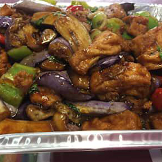 Mandarin Spicy Eggplant with Tofu Party Tray (5 lb)