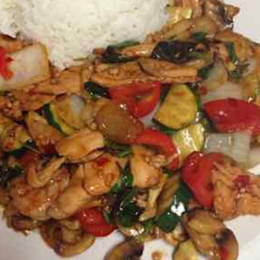 47. King Salmon with Fresh Basil