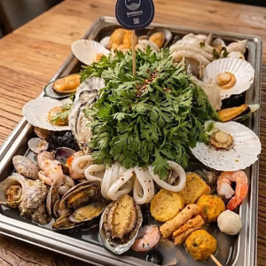 S1-B. Bambada Signature Steamed Seafood Pot (Big Box) 밤바다 해물 조개찜 대(大) 