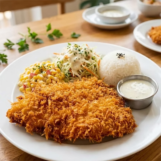 Crispy Fish Cutlet Set 생선까스 정식 