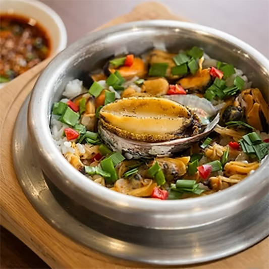 Seafood Sot-Bap (Pressure-Cooked Rice) 해물 솥밥 