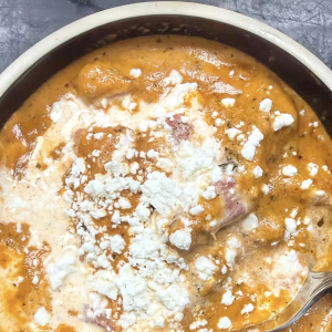 Butter Chicken with Goat Cheese