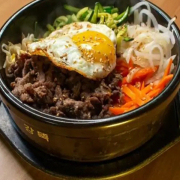 B1. Beef Bulgogi Bibimbap 소불고기 돌솥
