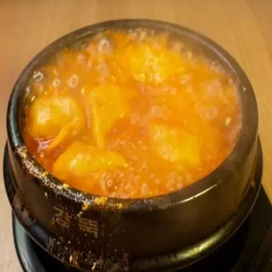 TS1. Dumpling Soft Tofu Soup 만두 순두부