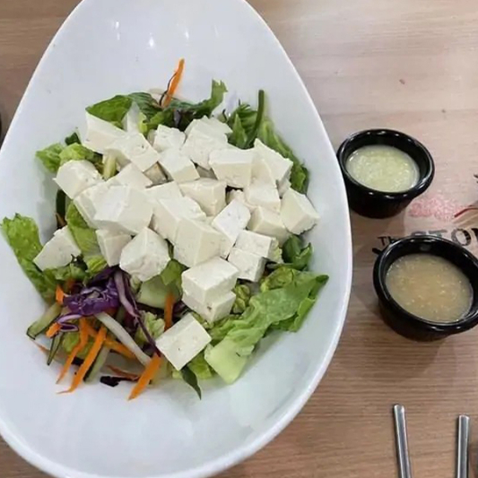 V1. Fresh Soft Tofu Salad 순두부 샐러드