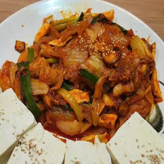 ST7. Pork Belly Kimchi with Tofu 두부 김치