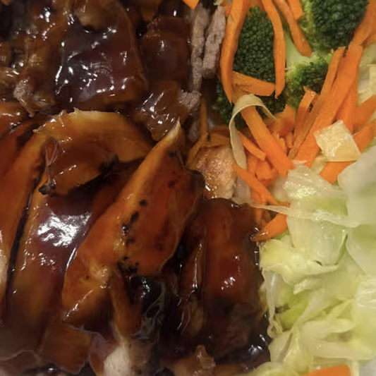 T13. Chicken & Beef Teriyaki