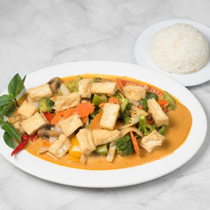 12v. Sizzling Curry Tofu (Mildly Spicy) / Dau Hu Cari