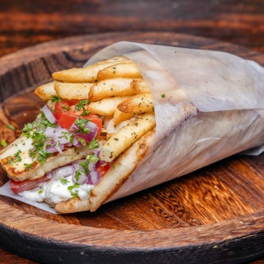 Halloumi Cheese Wrap