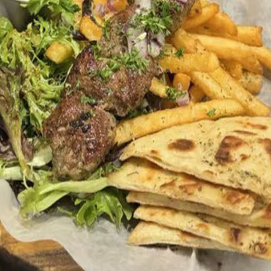Lamb Platter for 1 (1 Skewer)