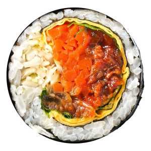 Korean Style Bibim Gimbap
