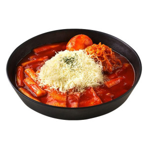 Spicy Rice Cake with Ramyun and Cheese (Rabokki)