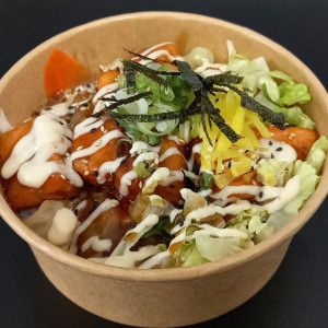 Teriyaki Salmon Cup-Bab