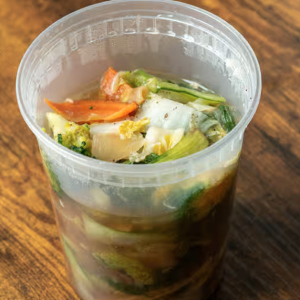 21. Pho with Vegetables / Phở Rau Cải
