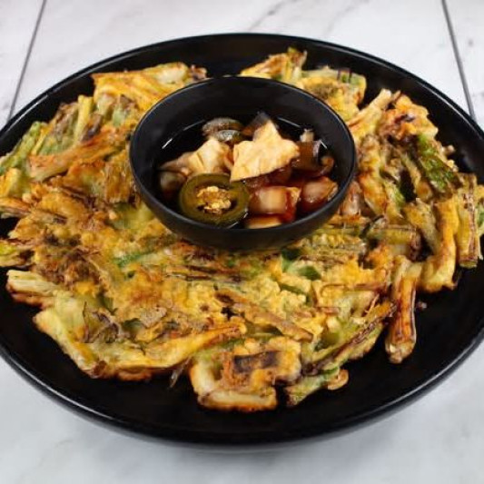 Seafood Scallion Pancake (해물파전)
