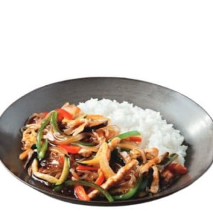 Japchae Rice Bowl