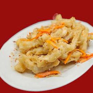 Ginger Fried Squid 乾炒魷魚絲