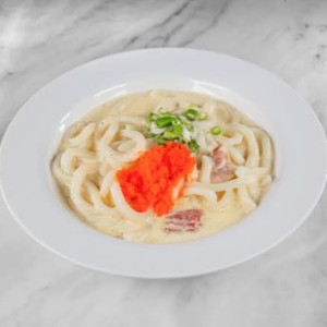 Creamy Udon with Bacon & Sausage / 크림 우동