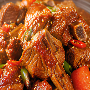 Braised Pork Ribs (돼지 갈비찜)