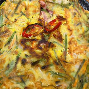 Seafood Pancake (해물파전)