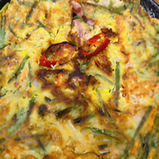 Seafood Pancake (해물파전)
