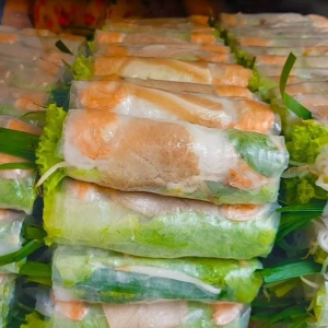 Cuốn - Gỏi Cuốn T&ocirc;m Thịt (Spring Rolls) (Party Tray)