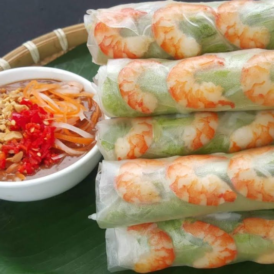 Gỏi Cuốn T&ocirc;m Thịt (4 pcs)