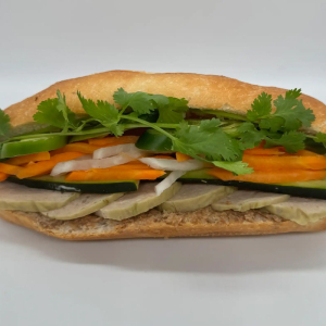 Pork Patty with Pate Sandwich