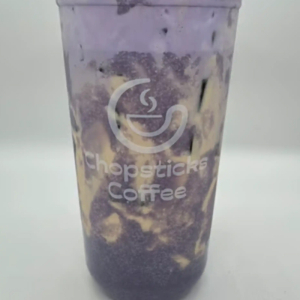 Fresh Taro-Ube Milk Tea