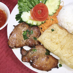 C14. Fried Shrimp Cake and Grilled Chicken