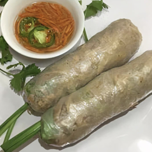 A9. Shredded Pork Skin Spring Rolls (2 pcs)