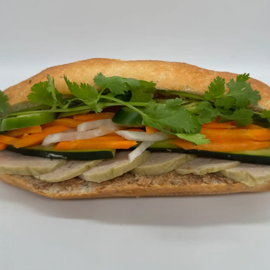 Pork Patty with Pate Sandwich