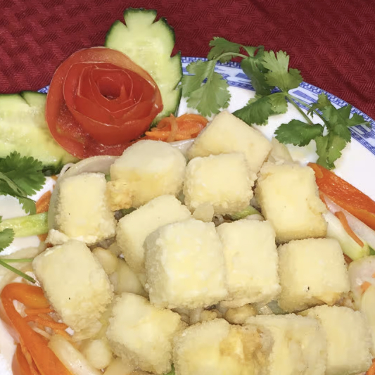 A4. Salt and Pepper Deep-Fried Tofu