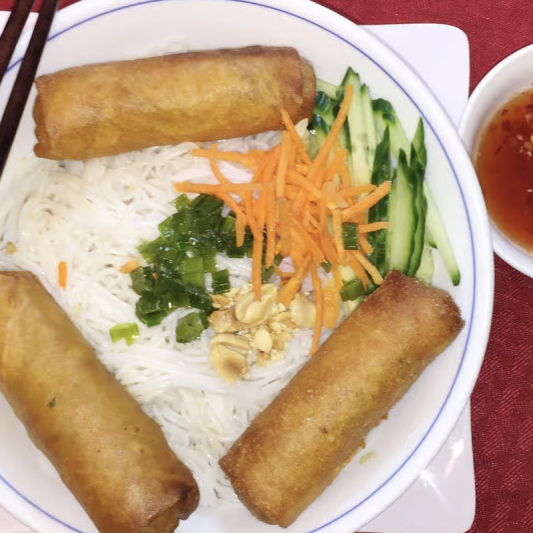 B1. Vermicelli with Egg Rolls