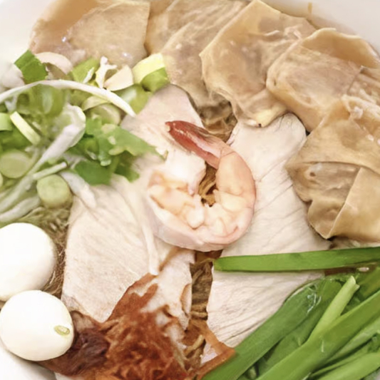 H5. Egg Noodles with Wonton Soup 