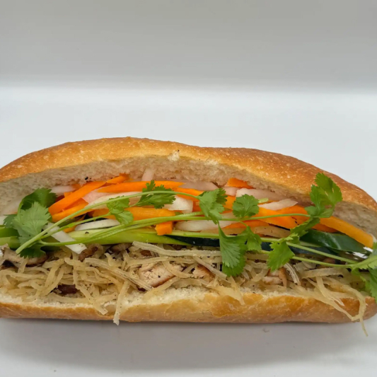 Shredded Pork Skin Sandwich