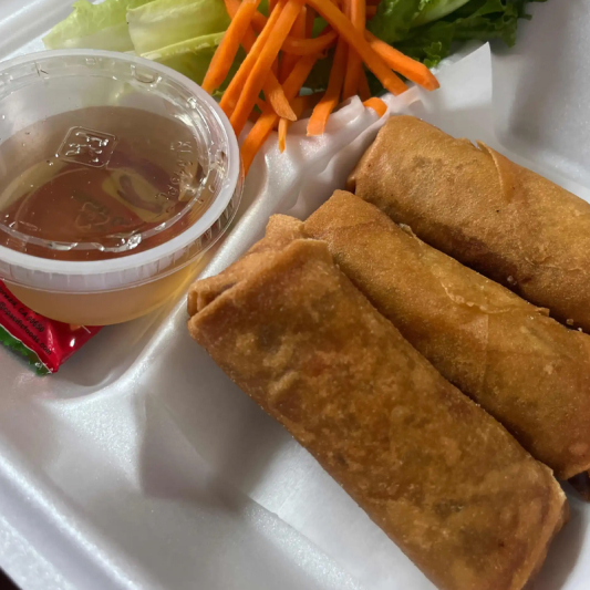 A6. Egg Rolls (3 pcs)