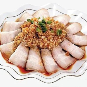 Sliced Pork with Garlic Sauce