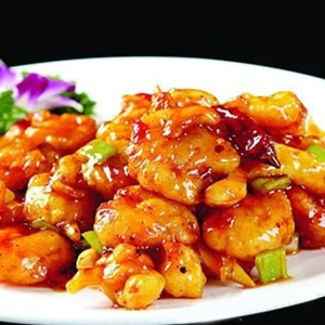 Kung Pao Shrimp with Peanuts