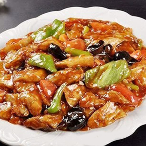 Deep-Fried Eggplant in Soy Sauce