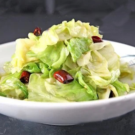 Stir-Fried Cabbage with Chilli Pepper