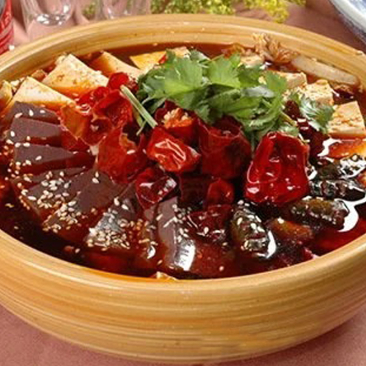 Pork Tripe in Hot Pot