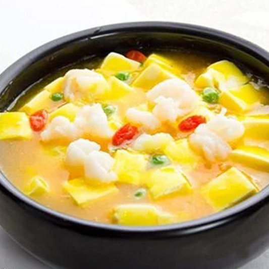 Braised Tofu with Shrimp