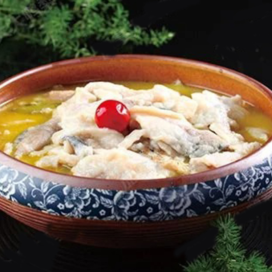 Sliced Fish in Pickled Vegetable Soup